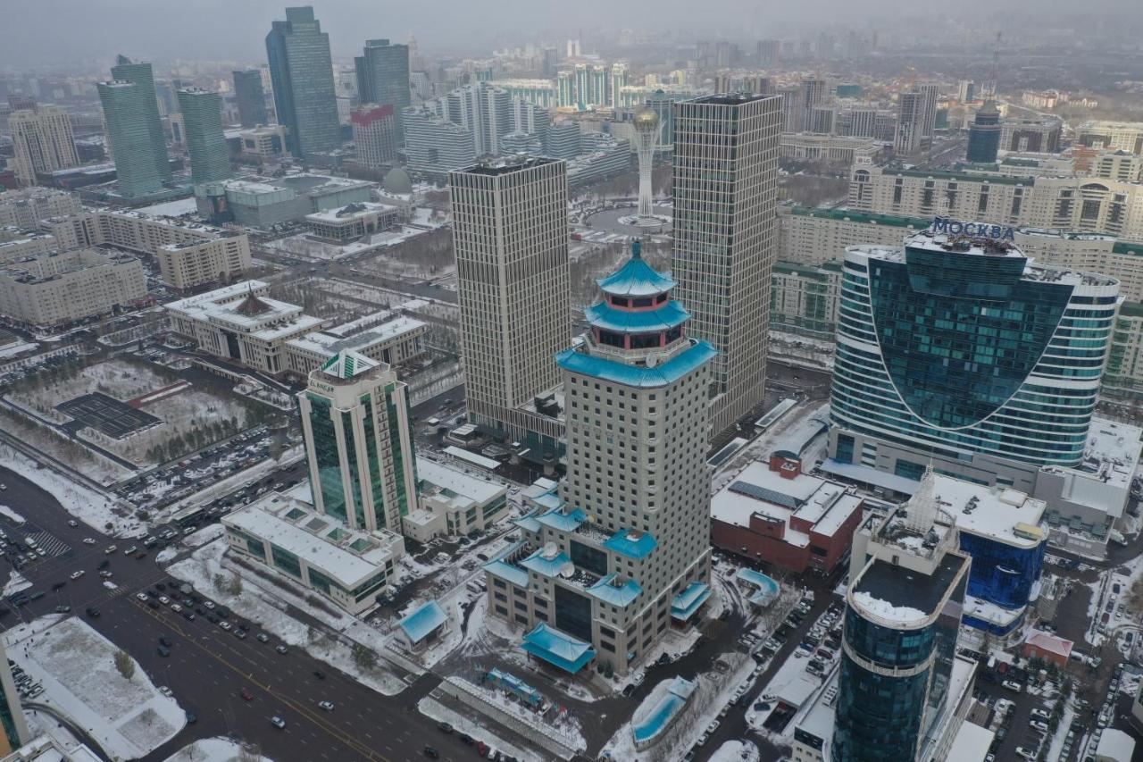 Beijing Palace Soluxe Hotel Astana Exteriér fotografie The Khan Shatyr Center